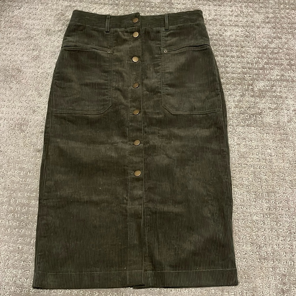 Corduroy skirt
